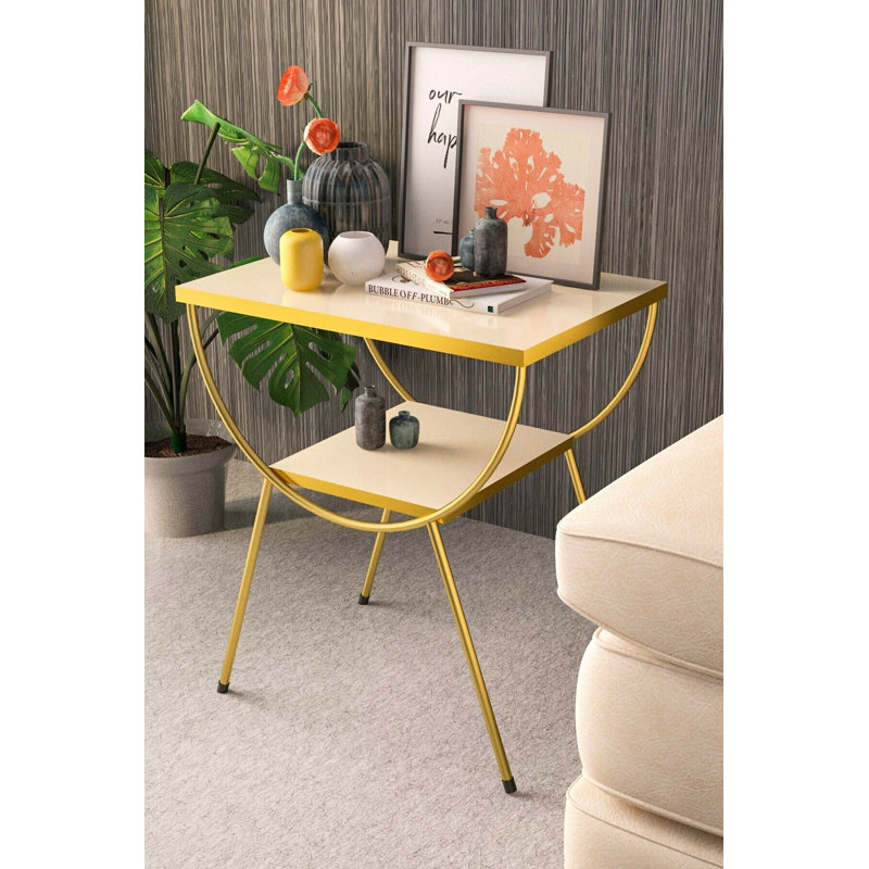 Amiyah 18cm Console Table, Cream White