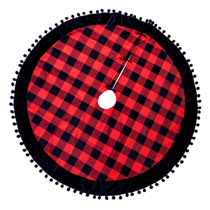 Plaid Velvet Tree Skirt