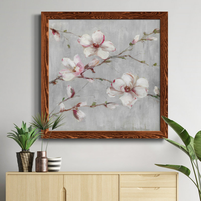 Carte postale, impression sur toile, "Butterfly II", H 31,5 po x l 31,5 po x P 1,5 po, Érable encadré