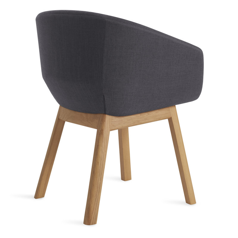 Host Dining Chair, Rostenkowski Blue, White Oak