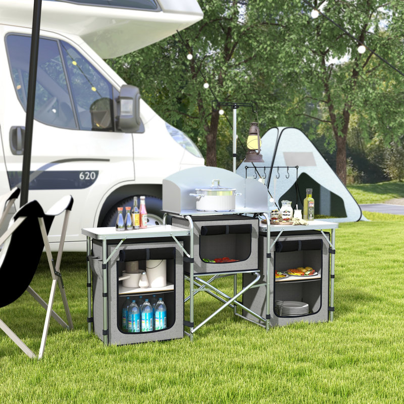 Carryn Rectangular Outdoor Camping Table , 172cm cm W 119cm cm D