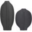Ceramic Textured Decorative Vase Set-71134088-71134087
