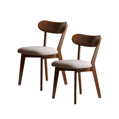 Chaise de salon et de table en bois de noyer de qualité supérieure, en bois massif de qualité supérieure, 100% naturelle et sans saleté, 47,5 x 55,5 x 78 cm