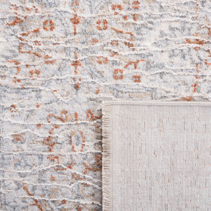 Marmara Performance Abstract Rug, Square 6'7"