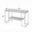 Console de salle à manger en chêne naturel moderne 1 pièce