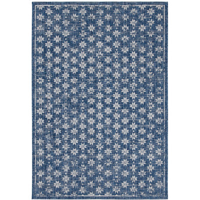 Bellburns Rectangle Floral Flatweave Area Rug