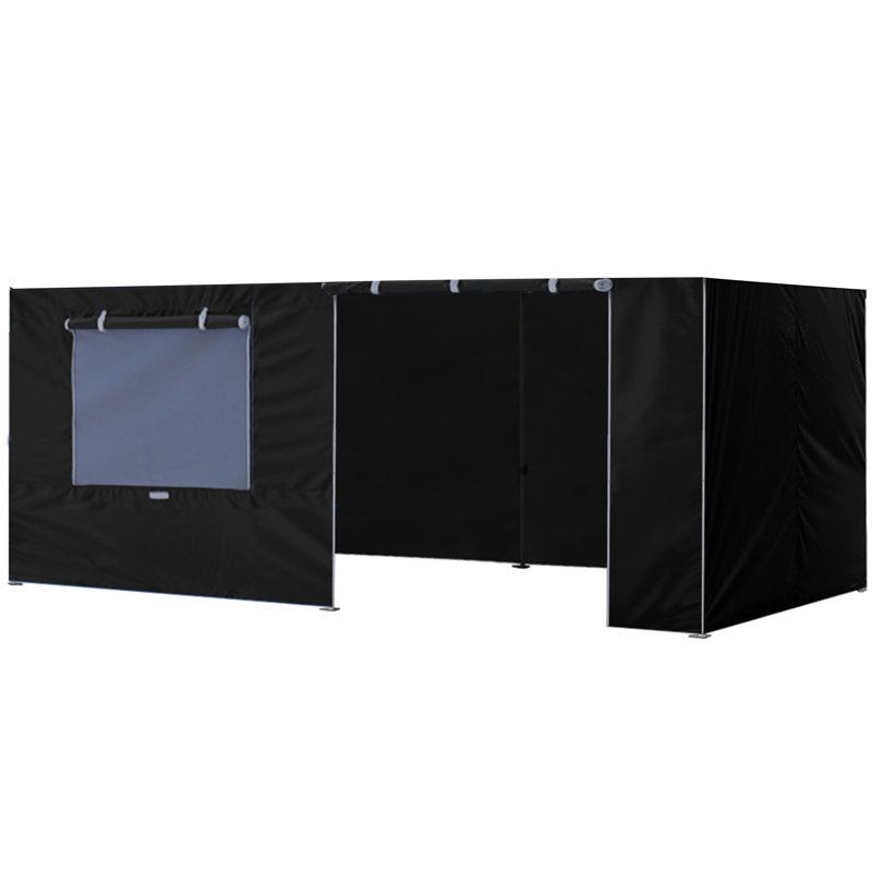 Mur latéral Moguel, Noir, H 84 po x l 120 po x P 240 po
