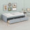 Compact Bed Solution With Pull-Out Storage Drawers