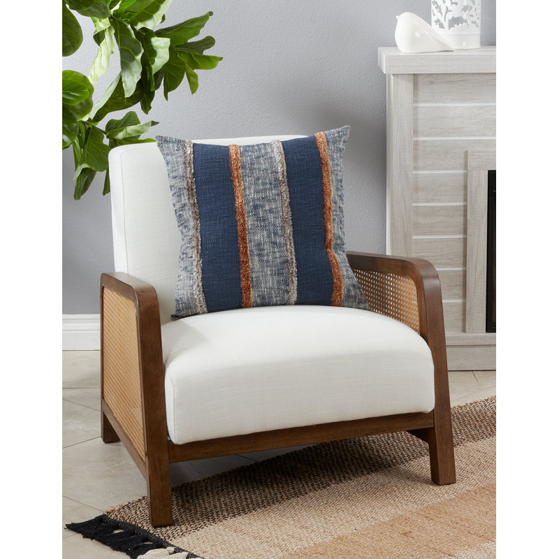 Vertical Striped Pillow Cover, Down Blend