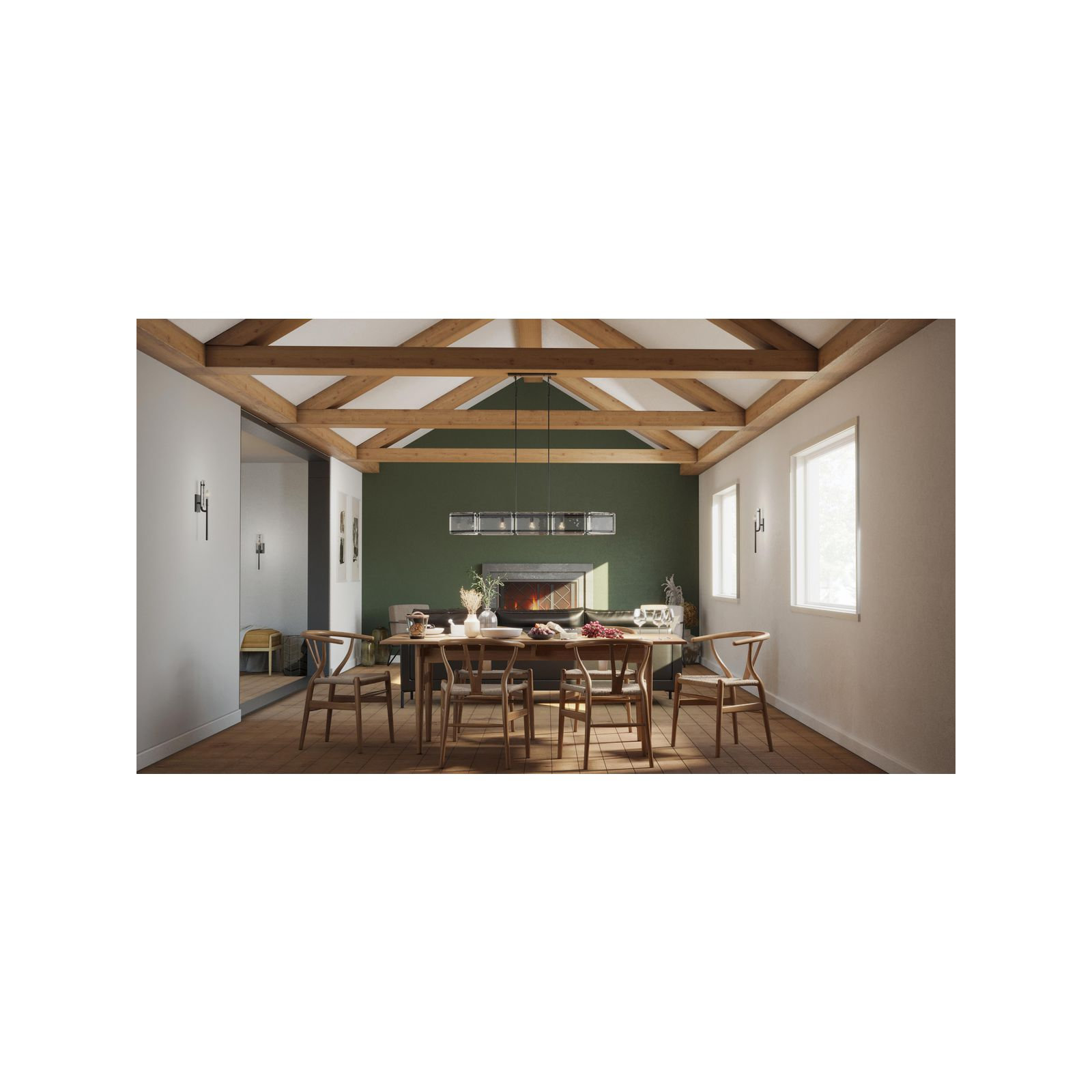 Jodge Single Light Glass Dimmable Wall Sconce