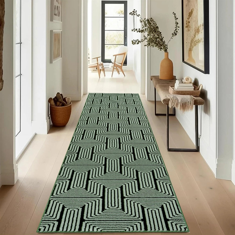 Large Shaggy Rugs Non Slip Living Room Hallway Fluffy Bedroom Carpet Mats, Runner 60 x 220 cm