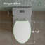 Toilette allongée une pièce, siège confortable de 17 po de hauteur avec siège ADA, toilette à double chasse 0,8 / 1,26 GPF avec bouton carré, cuvette blanche