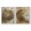 ABSTRACT Series CCXI - reproduction encadrée de qualité supérieure - prête à être accrochée - aucun clou requis - aucun clou requis-2031704438-2031704445
