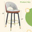 Ensemble de 2 chaises de bar rotatives 360 °-754062368
