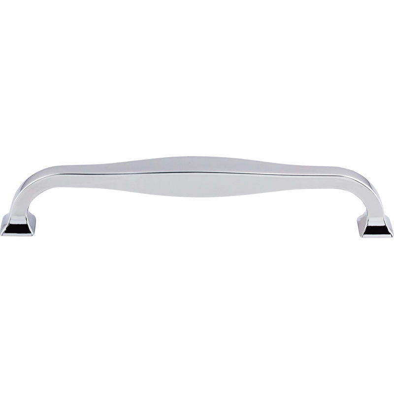 Contour Bar Pull, Polished Chrome, 6 5/16" Center to Center
