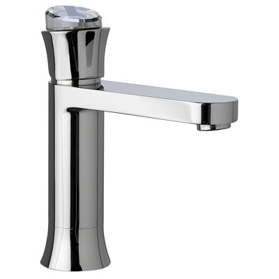 Single-Hole Bathroom Faucet with Drain Assembly