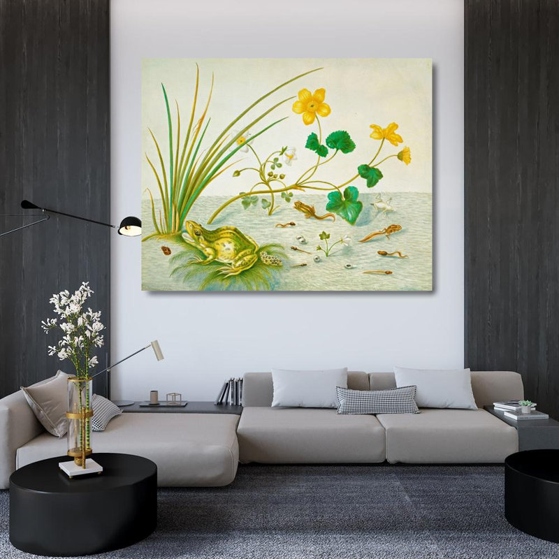 Frogs, 36" H x 45" W