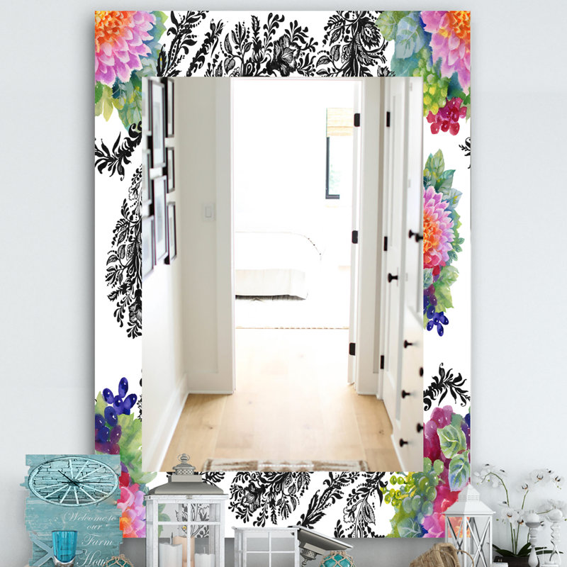 Miroir mural traditionnel Blossom 35, H 24 po x l 32 po