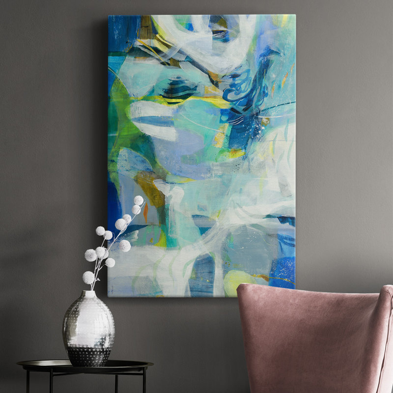Marée basse - peinture sur toile tendue, L 40 po x H 60 po