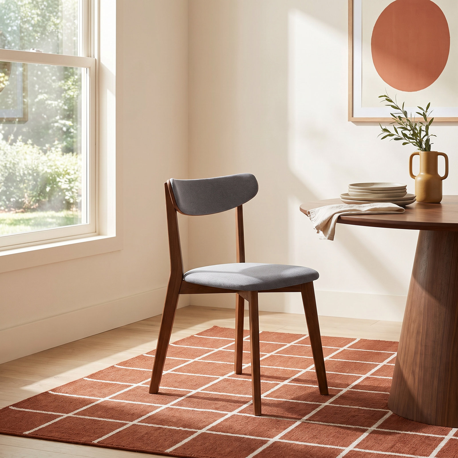 Reginald Walnut Dining Chair