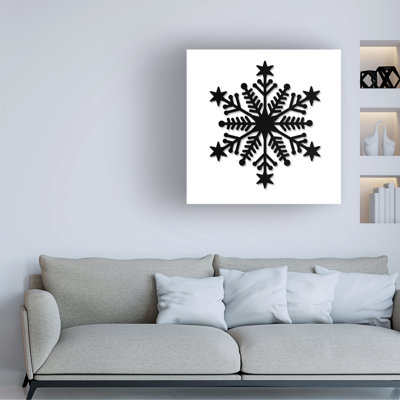 Bolog Sasha Snowflake IV Canvas Art
