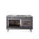 ILVE Nostalgie II 60 Dual Fuel Range, 5 Burners, Griddle, Frenchtop