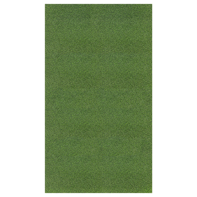 Green Artificial Turf Golf Hitting Mat with Latex Backing