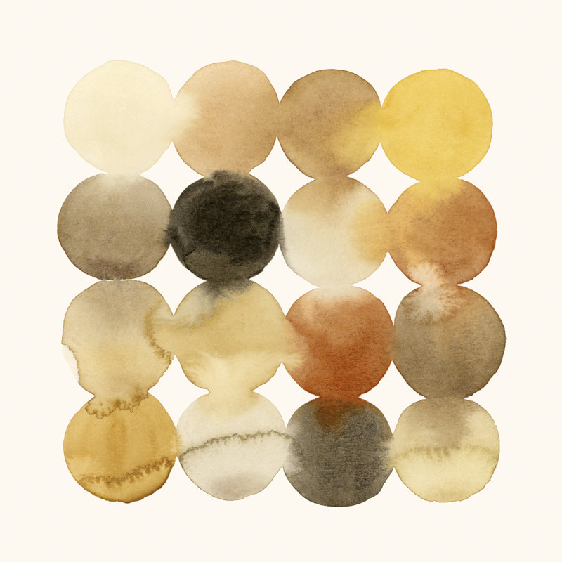 Spherical Sunlight II by Grace Popp - Wrapped Canvas Painting, 76cm H x 76cm W x 3.8cm D