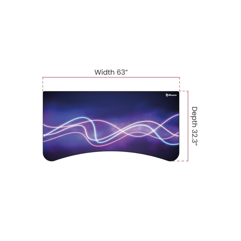 Arena Full-surface, Interchangeable, Water-resistant, And Washable Mouse Pad With Stitched Edges - D027