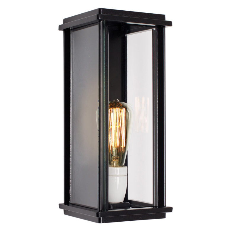 Hammons 35cm H Outdoor Flush Mount, Black