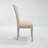 French Country Dining Chairs Set Of 2, Upholstered  Chairs With  Round Back, Wire Drawing And Carving Techniques ,Disassemblable For Living Room, Kitchen , Restaurant Use
