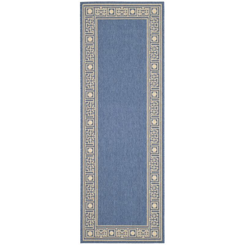 Herefordshire Performance Oriental Indoor/Outdoor Area Rug, Runner 2'3" x 6'7"