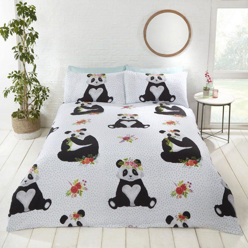 Bustillos Wildlife Bedding with Pillowcases Included, King (230 x 220cm) Duvet Cover