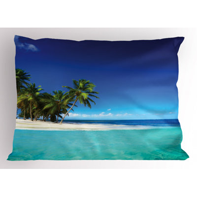 Taie décorative océan Island