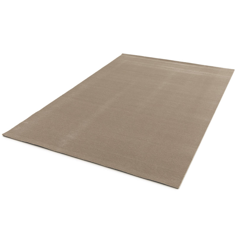 Machine washable soft solid colour rug