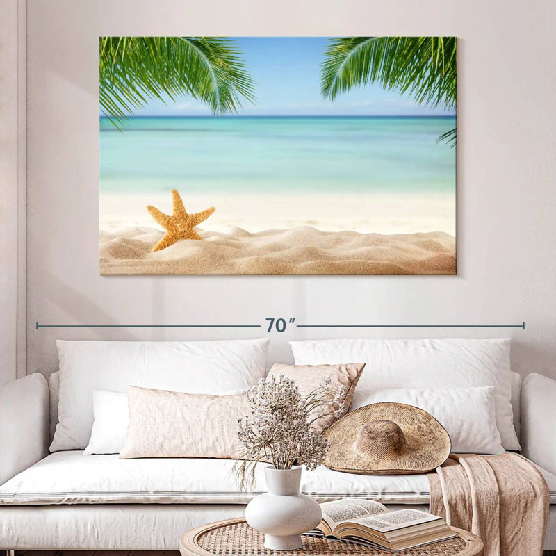 Étoile de mer tropicale Alvord, H 34 po x l 51 po