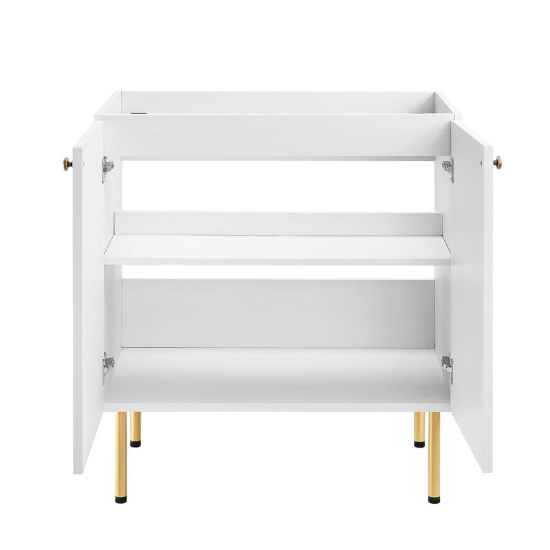 Base de meuble-lavabo simple 29,5 po Modway, Blanc