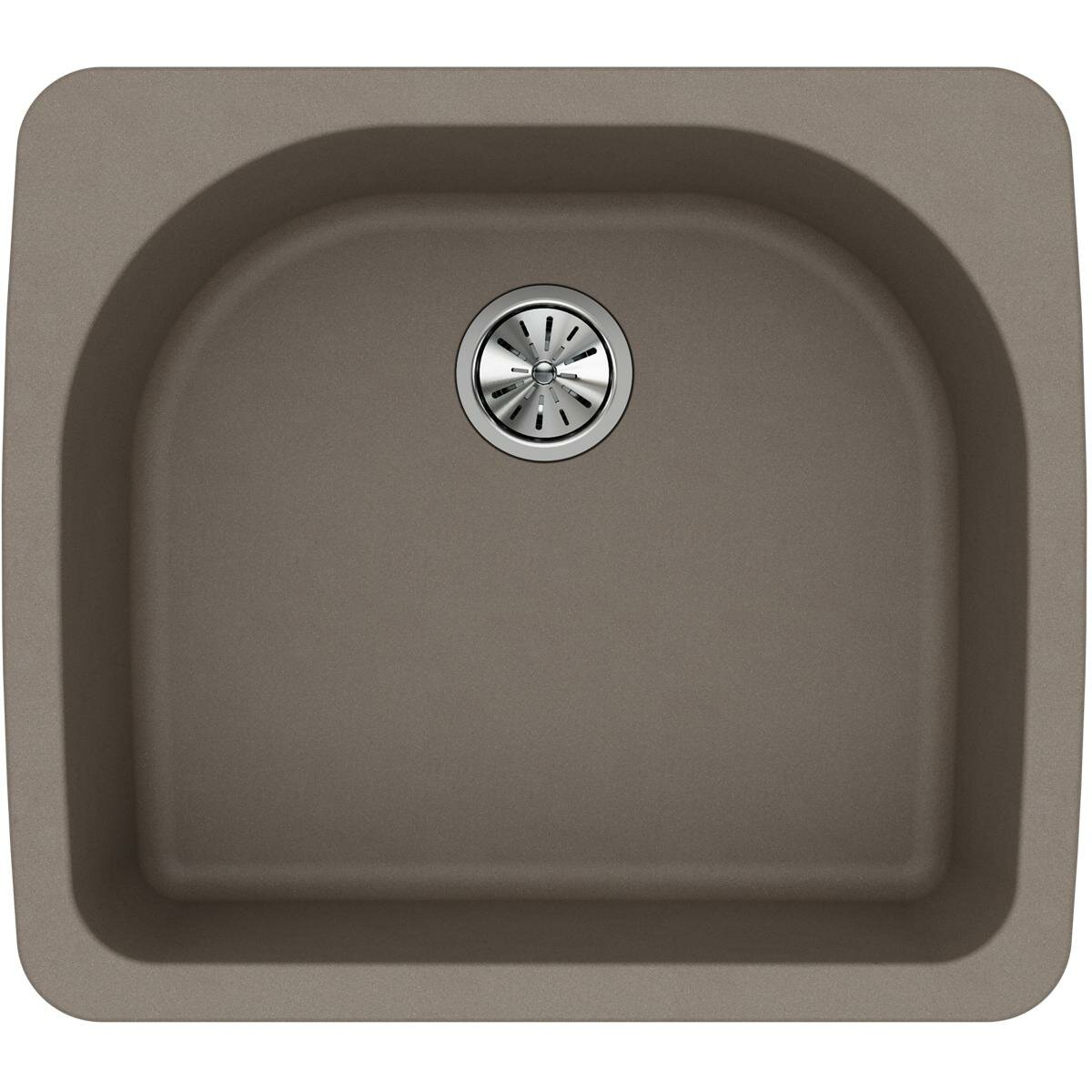 Elkay Quartz Classic 25 L X 22 W Drop In Kitchen Sink Reviews Wayfair   Quartz Classic 25 L X 22 W Drop In Kitchen Sink 