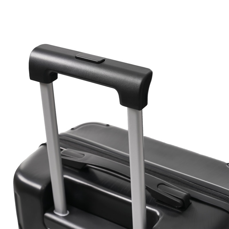 Valise de transport rigide de 20 pouces, valise légère en ABS durable avec roulettes pivotantes, verrou TSA intégré, 2 cubes de rangement, noir
