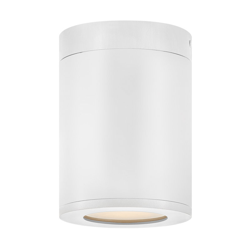 Plafonnier encastré d'extérieur 1 ampoule Brissia, Blanc satiné