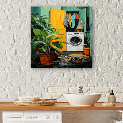 Blanchisserie Romm Jungle Adventure I - Art mural