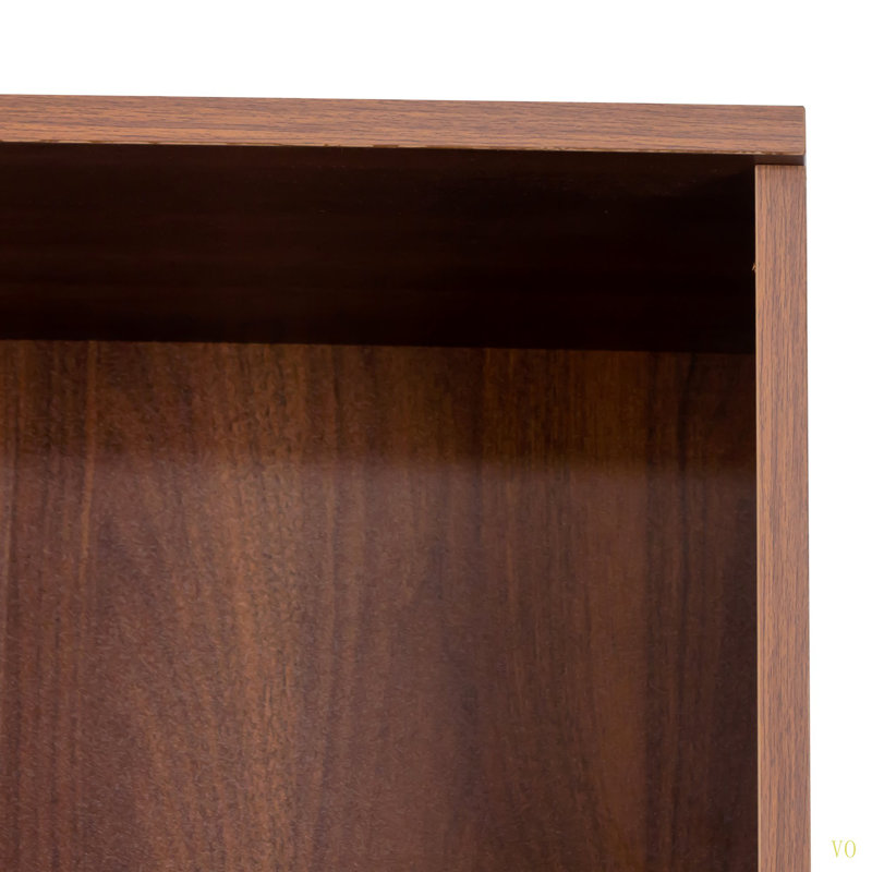 Bibliothèque avec tiroirs, hauteur 70,87 po, 4 tablettes, moderne, bureau à domicile, salon, bureau