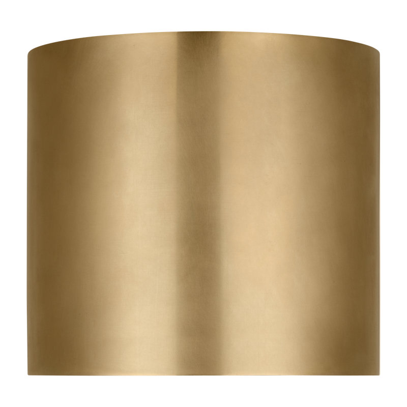 Dola 1 - Light LED Flush Mount,  Hand-Rubbed Antique Brass, Clear/Hand-Rubbed Antique Brass, 5.5" H x 6" W x 6" D