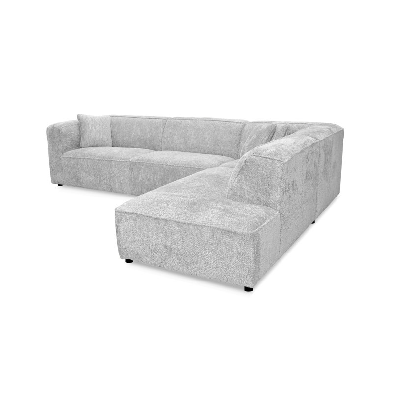 5 Seater Corner Sofa, Ivory