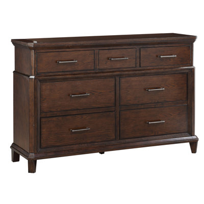 Ealy Aalaysia 7 Drawer 62" W Double Dresser