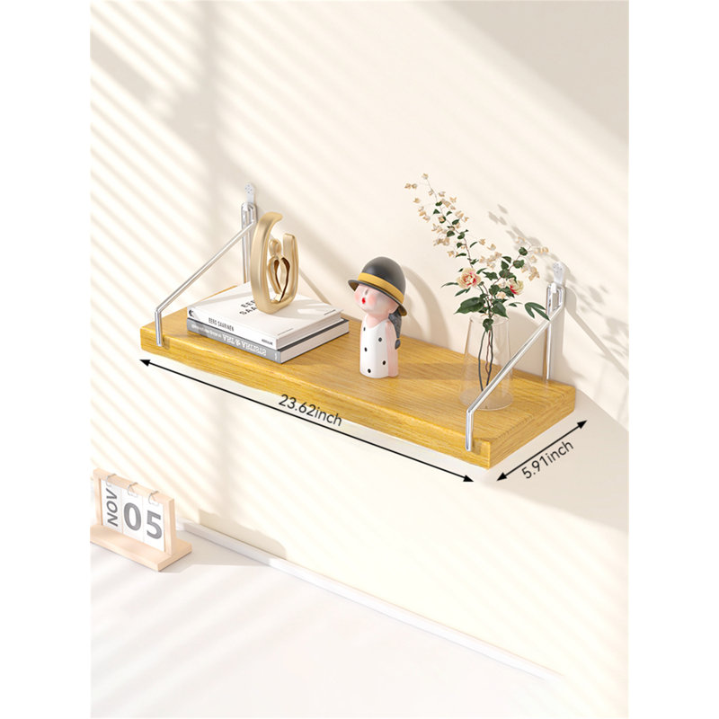 Tablette flottante Shantee, H 5,9 po x l 23,62 po x P 5,9 po