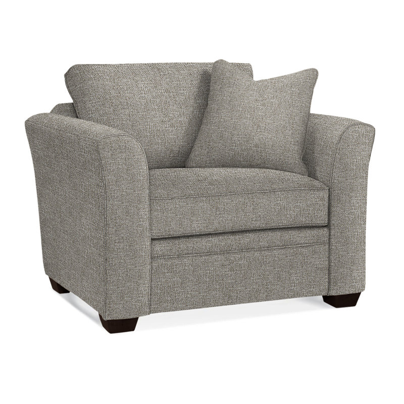 Bridgeport Upholstered Armchair, Java, Basic Grey; 0317-83