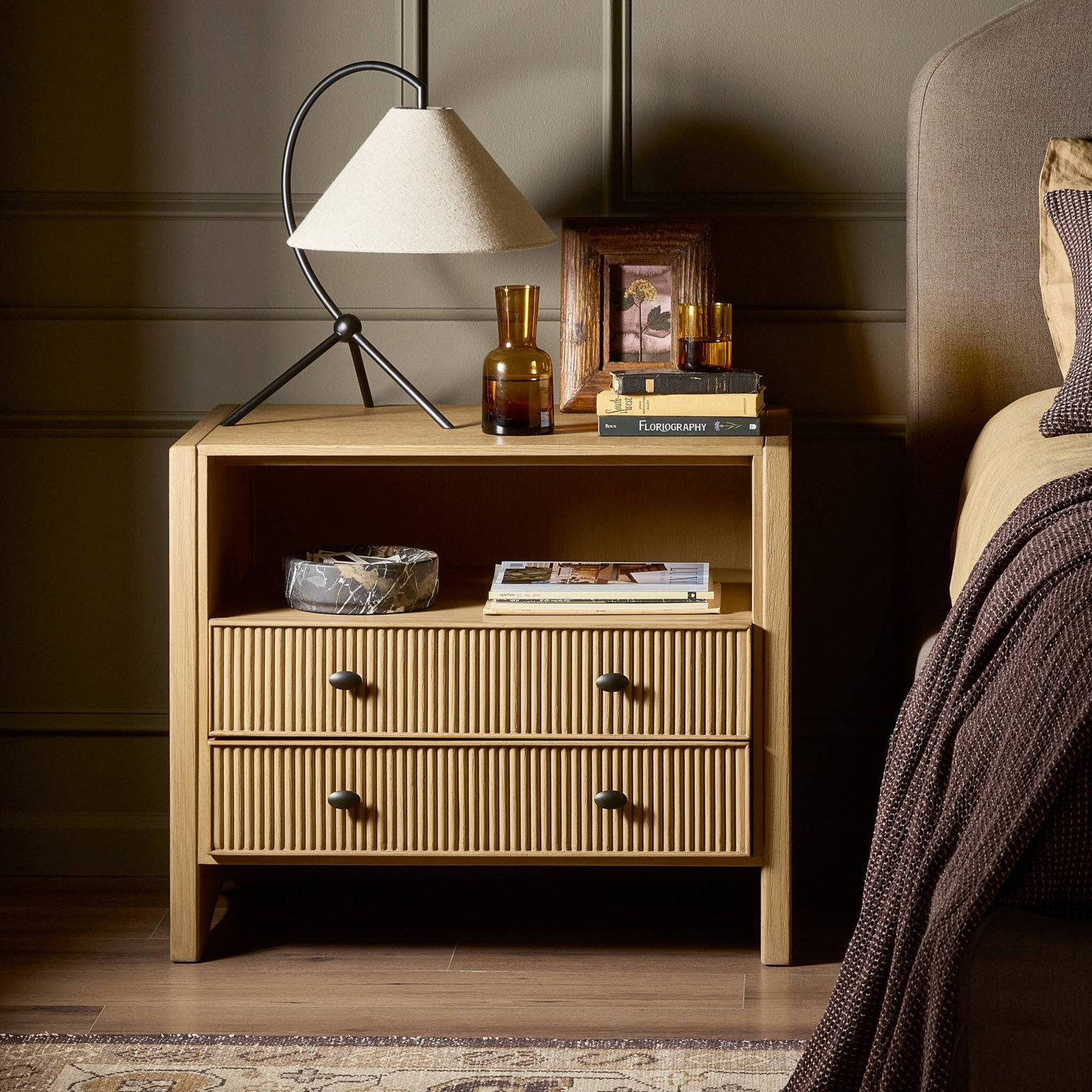 Massimo Oak Nightstand