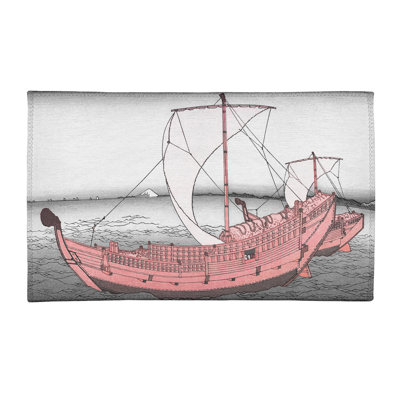 Tapis zone rouge/gris kazusa sea route
