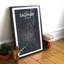 Saginaw City Map - No Frame Print-1314663586